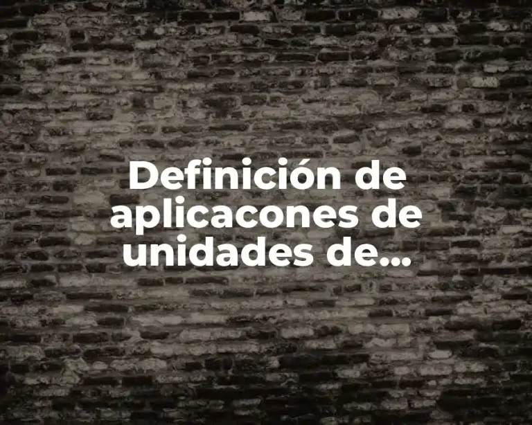 Definición de aplicacones de unidades de concentración de sistema disperso