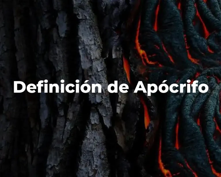 Definición de Apócrifo