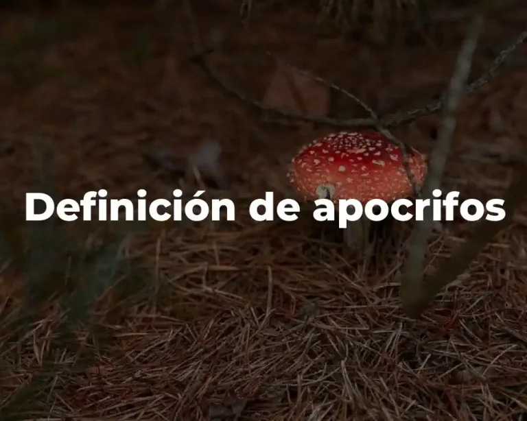 Definición de apocrifos