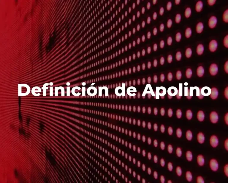 Definición de Apolino