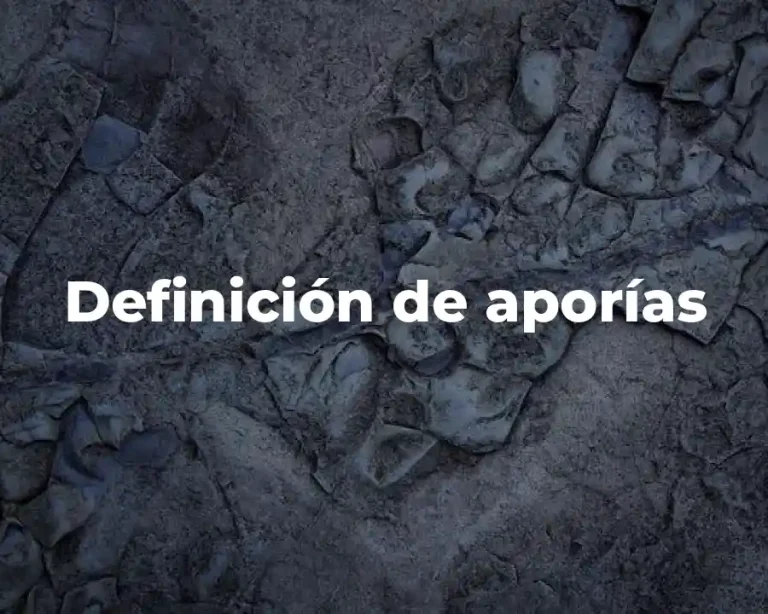 Definición de aporías