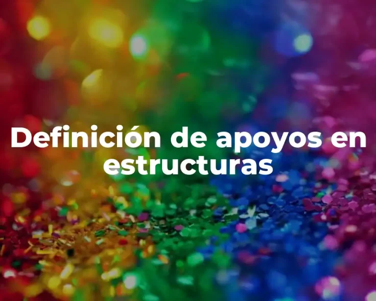 Definición de apoyos en estructuras
