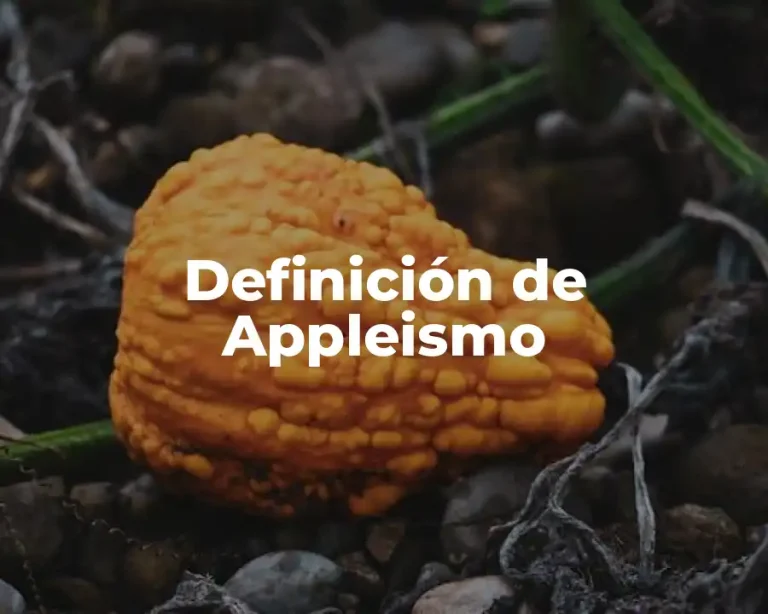 Definición de Appleismo