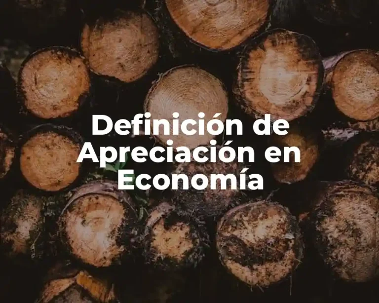 Definición de Apreciación en Economía