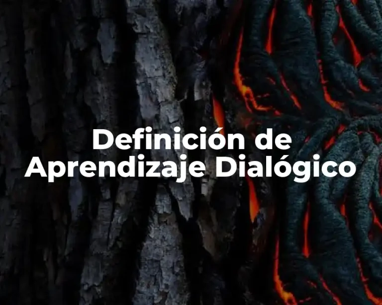 Definición de Aprendizaje Dialógico