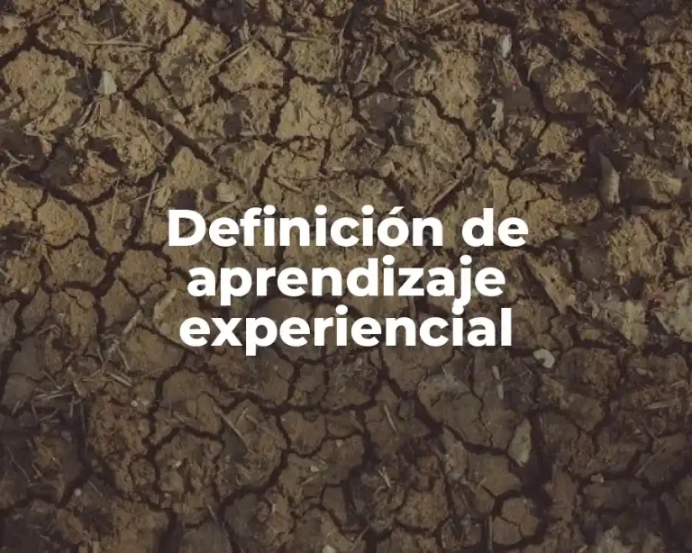 Definición de aprendizaje experiencial