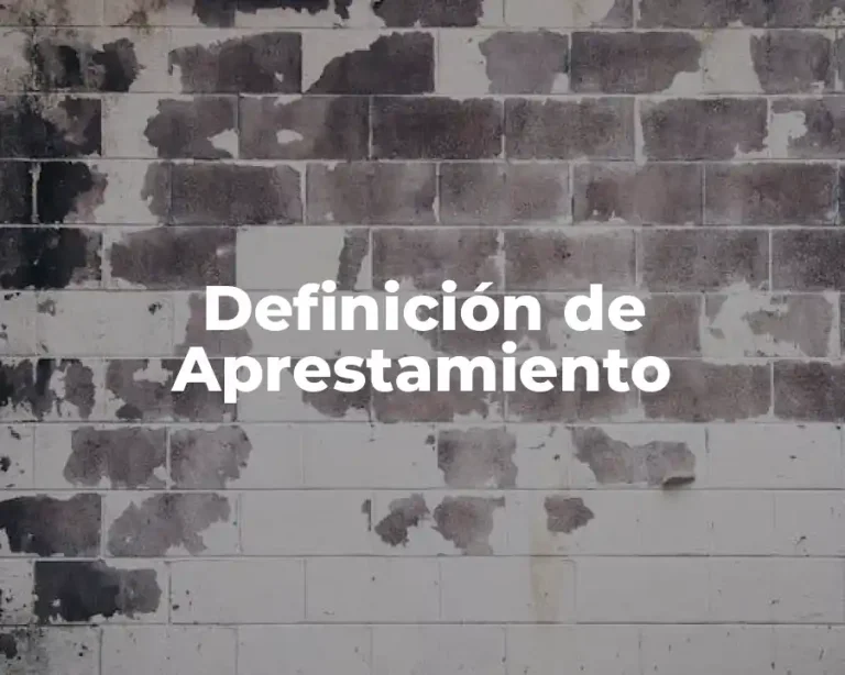 Definición de Aprestamiento