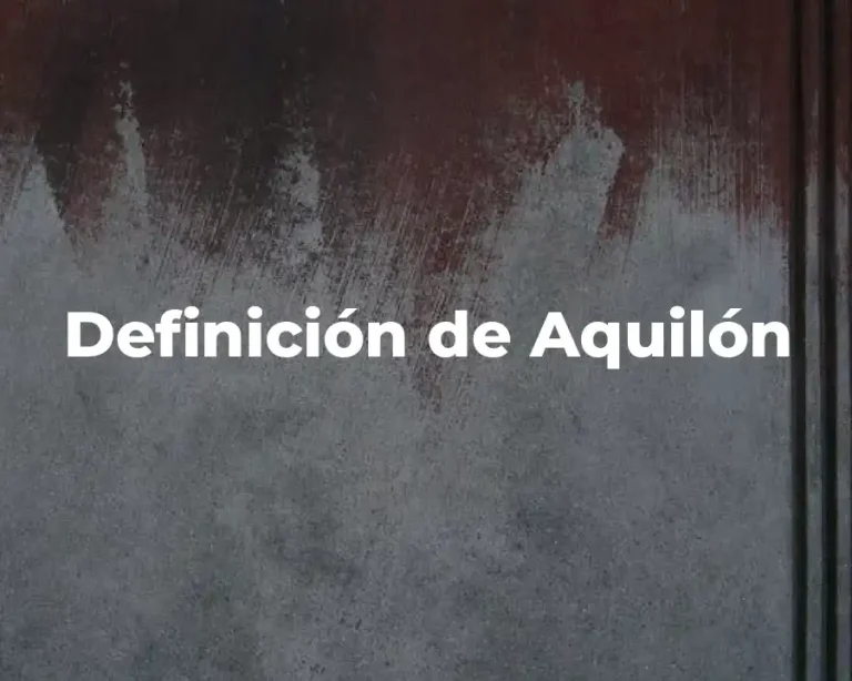Definición de Aquilón