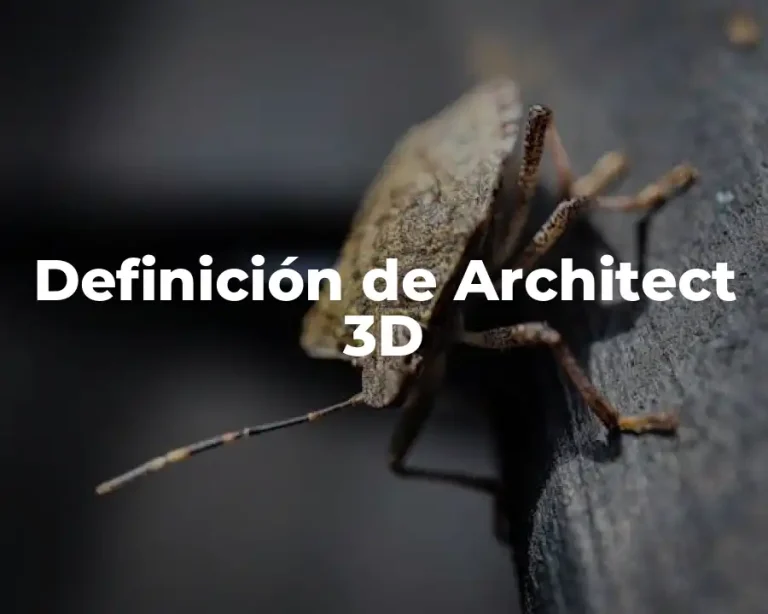 Definición de Architect 3D