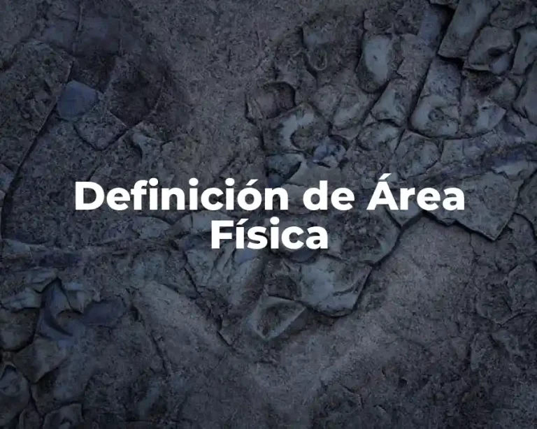 Definición de Área Física