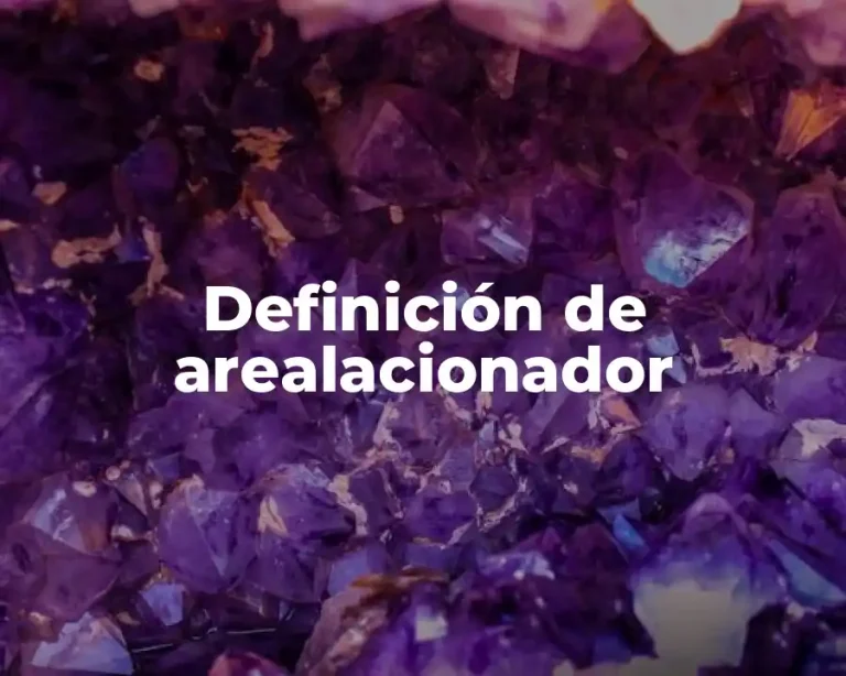 Definición de arealacionador