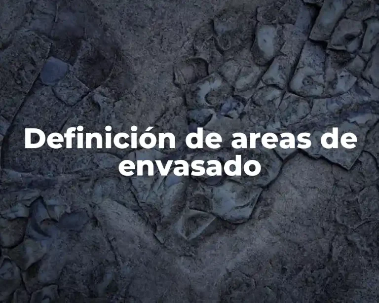 Definición de areas de envasado