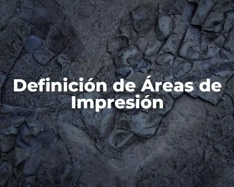 Definición de Áreas de Impresión