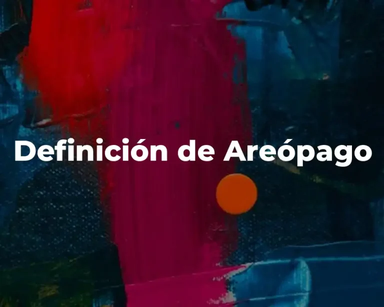 Definición de Areópago