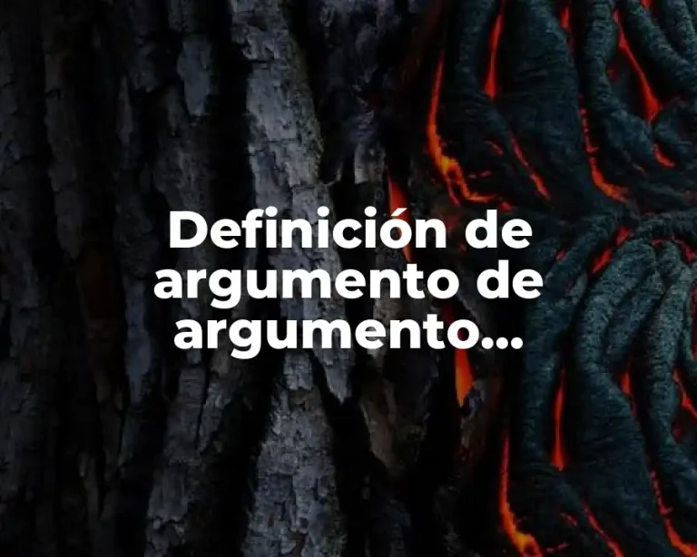 Definición de argumento de argumento probabilistico