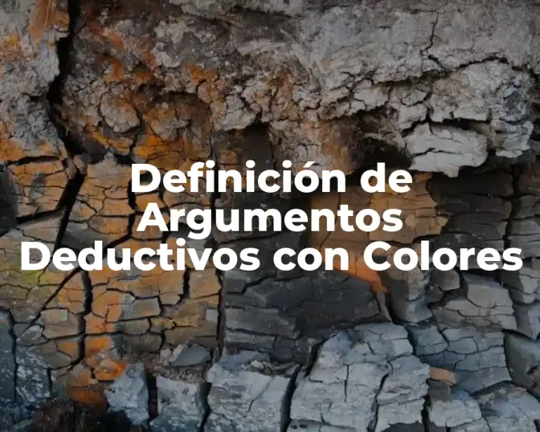 Definición de Argumentos Deductivos con Colores