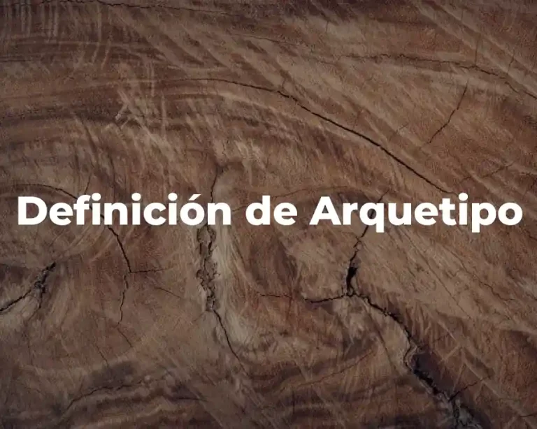 Definición de Arquetipo