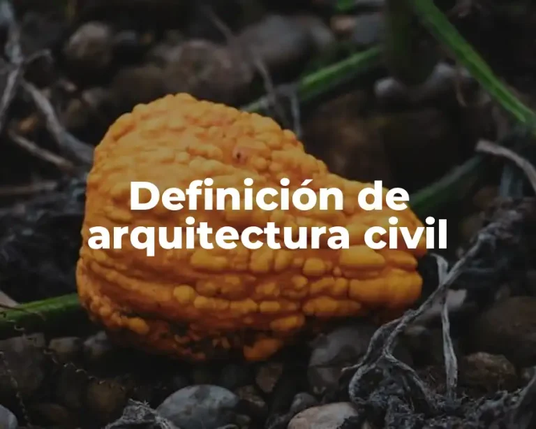 Definición de arquitectura civil