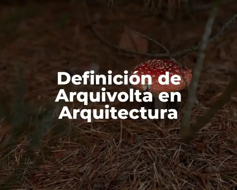 Definición de Arquivolta en Arquitectura