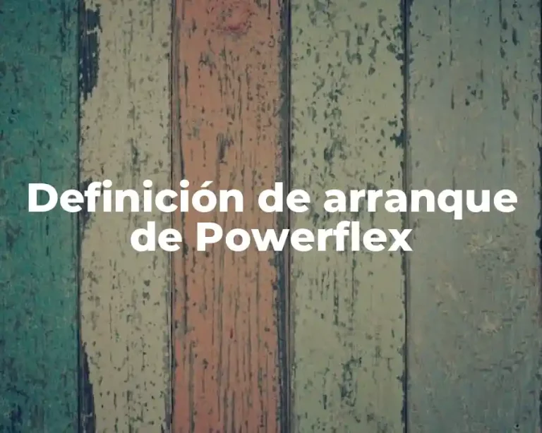 Definición de arranque de Powerflex