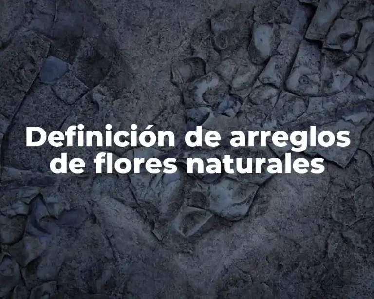 Definición de arreglos de flores naturales
