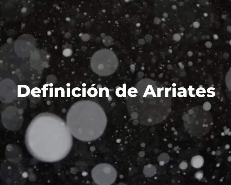 Definición de Arriates