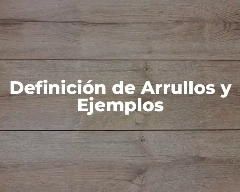 Definición de Arrullos y Ejemplos