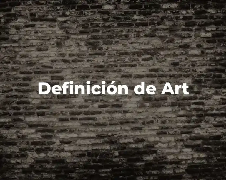 Definición de Art