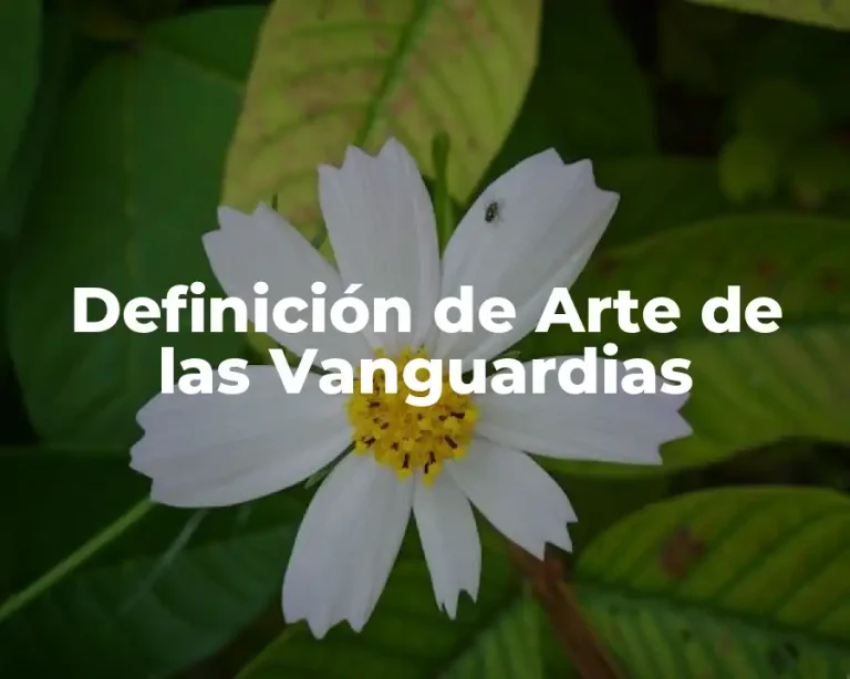 Definición de Arte de las Vanguardias