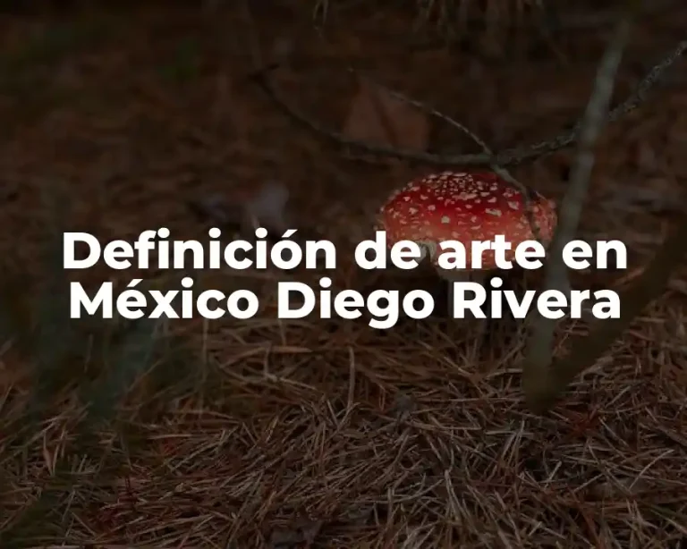 Definición de arte en México Diego Rivera