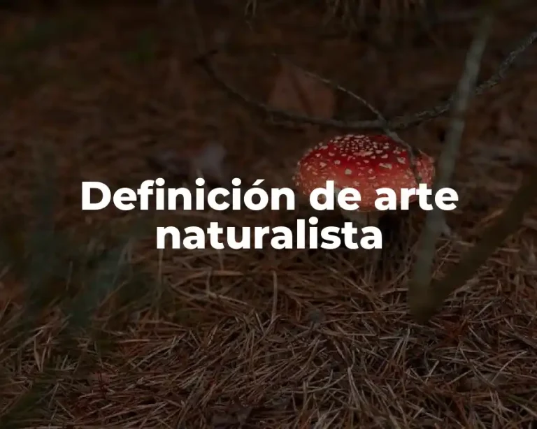 Definición de arte naturalista