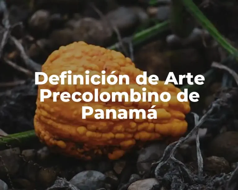 Definición de Arte Precolombino de Panamá