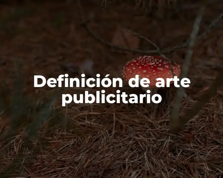 Definición de arte publicitario