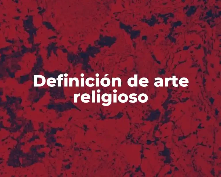 Definición de arte religioso