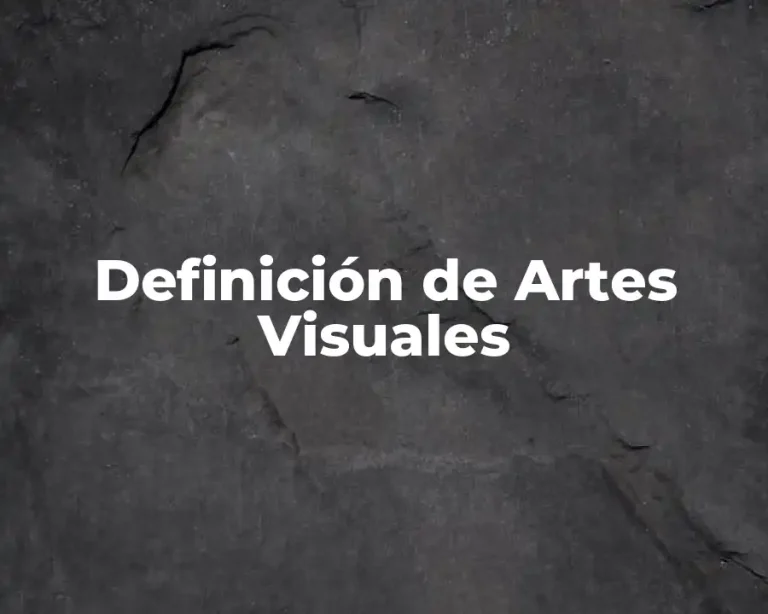 Definición de Artes Visuales
