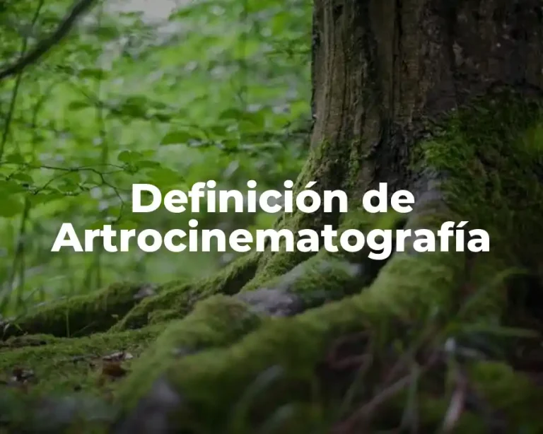 Definición de Artrocinematografía