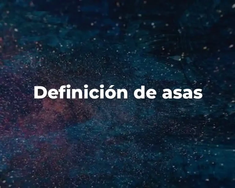 Definición de asas