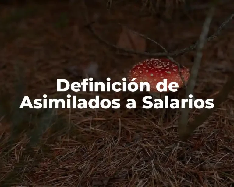 Definición de Asimilados a Salarios
