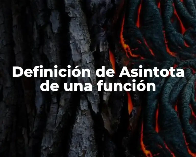 Definición de Asintota de una función