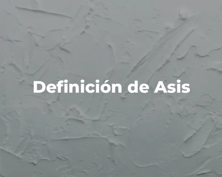 Definición de Asis