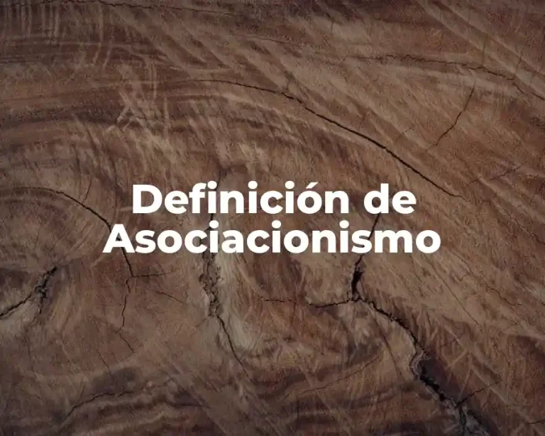 Definición de Asociacionismo