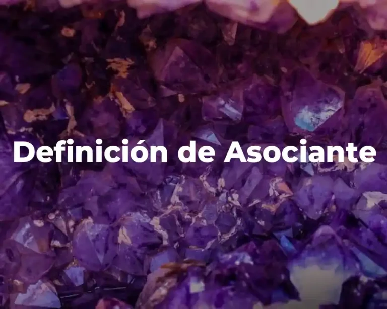 Definición de Asociante