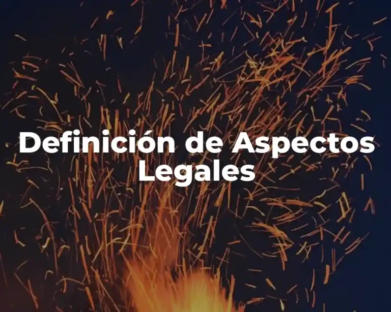 Definición de Aspectos Legales