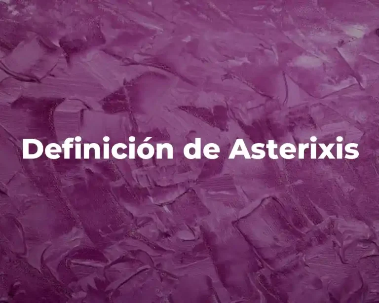 Definición de Asterixis