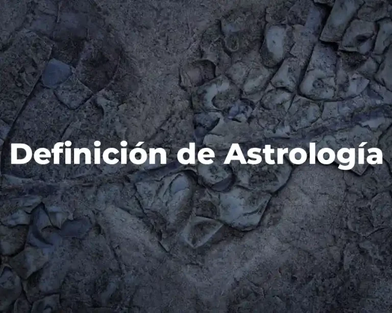 Definición de Astrología