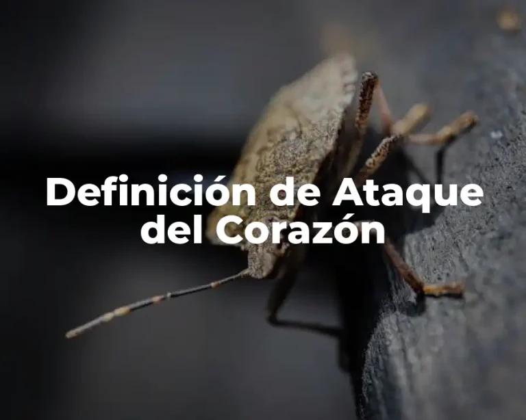 Definición de Ataque del Corazón