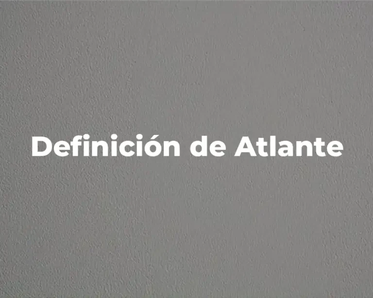Definición de Atlante