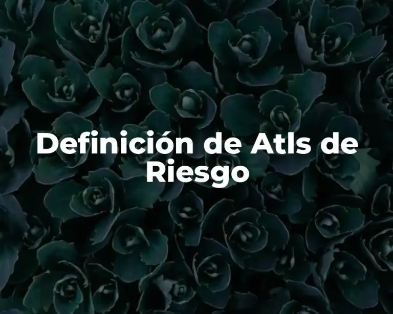 Definición de Atls de Riesgo