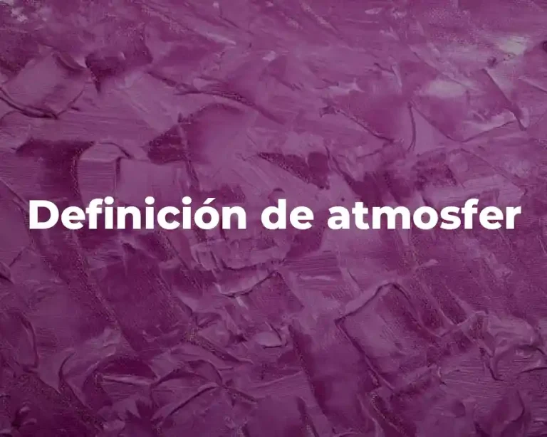 Definición de atmosfer