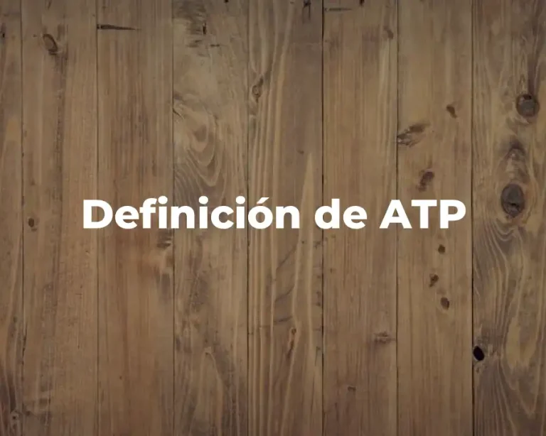 Definición de ATP